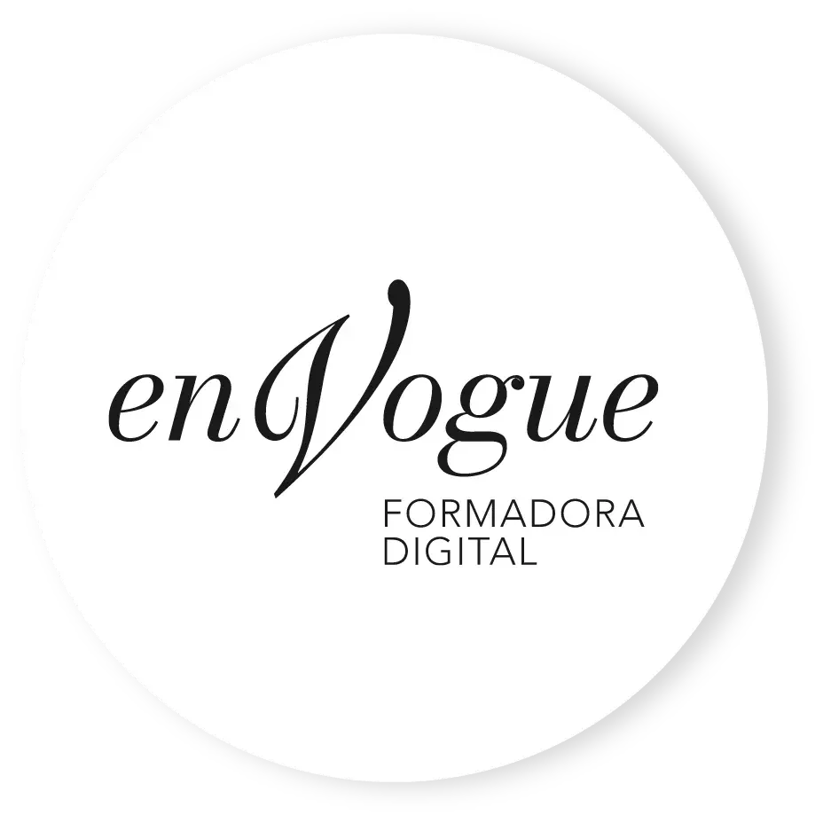 Logotipo formadora digital con circulo
